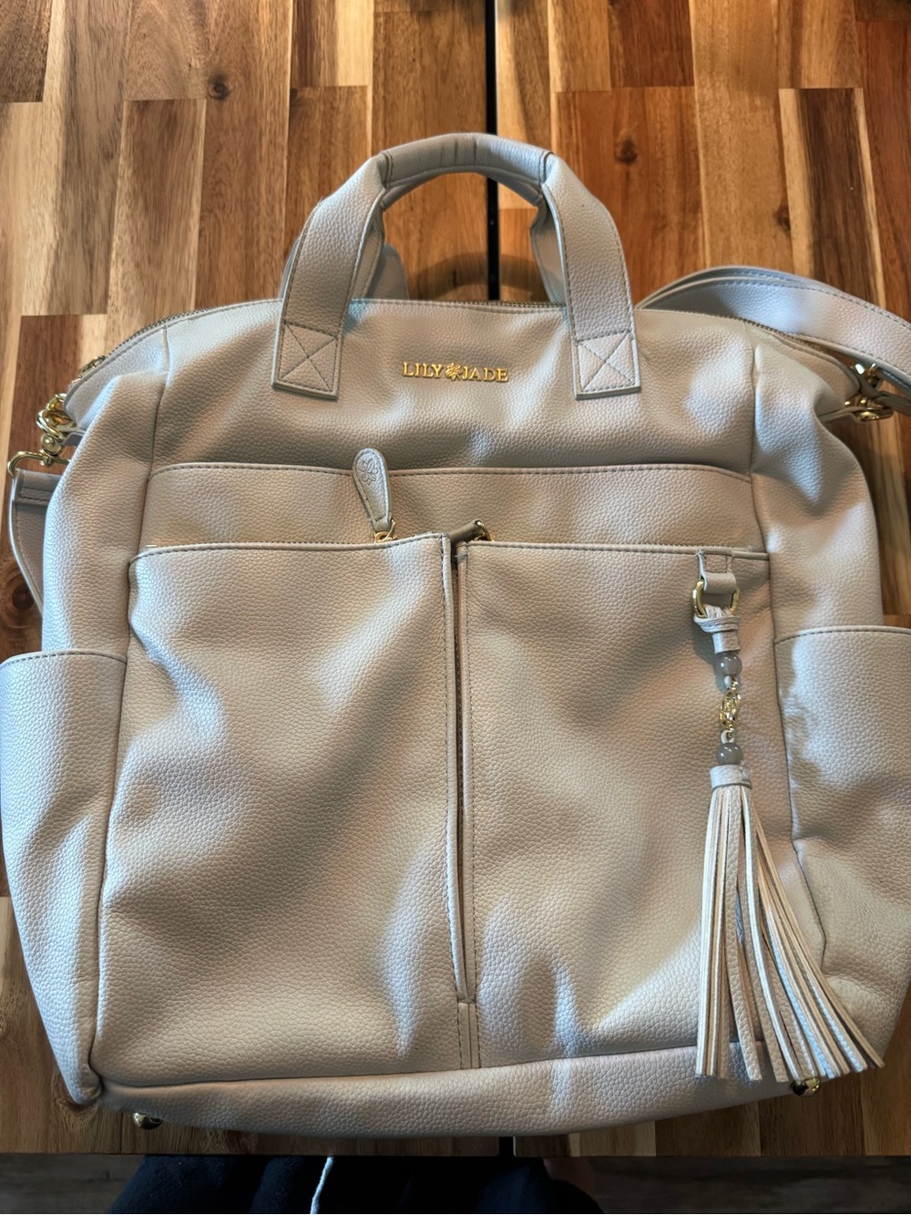 Lily Jade Caroline Diaper Bag - White